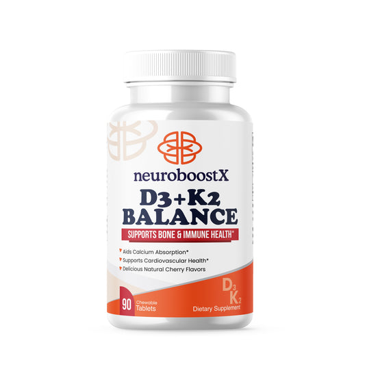 D3 + K2 Balance Chewable | Bone & Immune Support | NeuroboostX